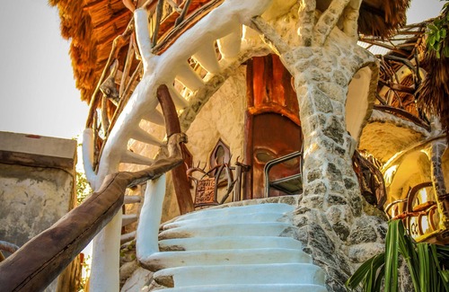 Puerto Morelos House | Stay in La Palapa at La Quinta Orquídea, the most zen b&b in Puerto Morelos
