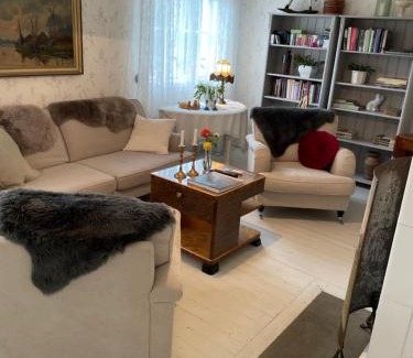 Vindeln Apartment | Stay in Skogmästarvillan Hear the roar of the Vindelälven river