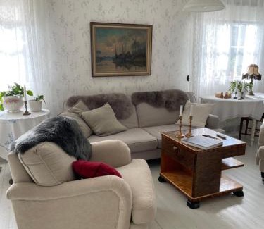 Vindeln Apartment | Stay in Skogmästarvillan Hear the roar of the Vindelälven river