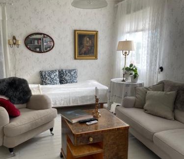 Vindeln Apartment | Stay in Skogmästarvillan Hear the roar of the Vindelälven river