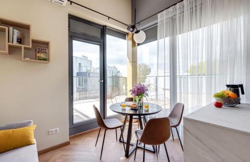 Sventoji Apartment | #stayhere - Seaside Story Modern 1BDR Apartment with Terrace