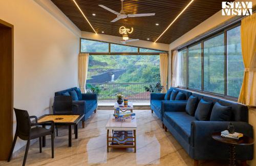 Igatpuri Villa | StayVista at Mount Willow with Mountain views, AC, Lawn