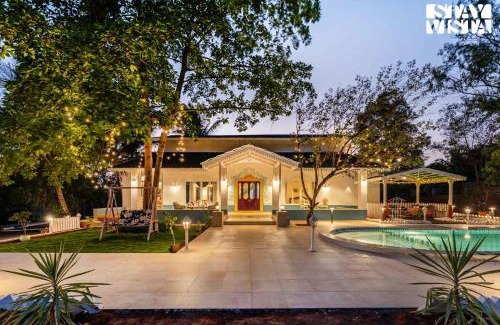 Nashik Villa | StayVista at Villa Blanca with Bonfire, pool