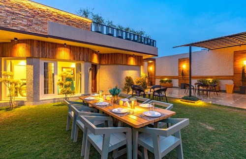 Ranjit Avenue Villa | StayVista's D'Amour - Amritsar Haven with Outdoor Deck & Indoor Entertainment
