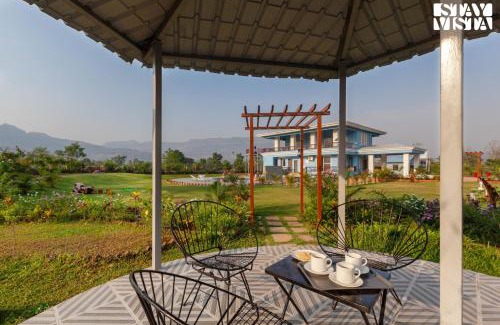 Vaijanath Villa | StayVista's Hillside Meadows - Mountainside Retreat with Farm View, Pool & Deck, Lawn & Gazebo