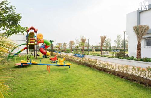 Karjat Villa | StayVista's Oasis Of Solace - Mountain-View Villa with Pool Deck, Kids Zone, Turf & Gazebo