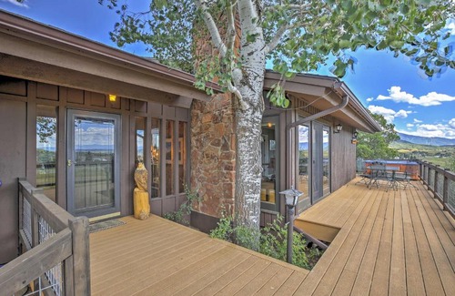 Elk River Estates House | Steamboat Springs Home with Hot Tub and Mtn Views