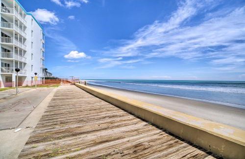 South Patrick Shores Apartment | Steps to Sand Satellite Beach Condo with Views!