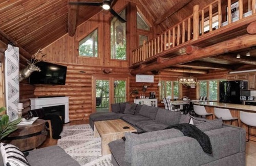 Lawndale Cabin | Sticks & Stones -- Rustic Refuge & Gathering Space