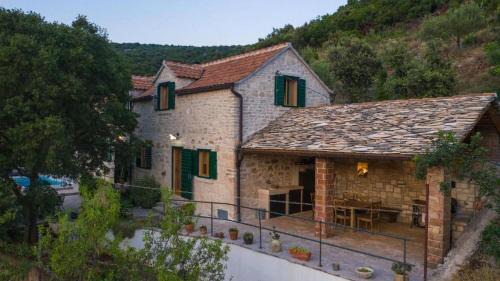 Dol House | Stone Dalmatian House Modern, Stylish with Pool