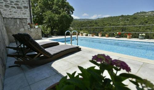 Dol House | Stone Dalmatian House Modern, Stylish with Pool