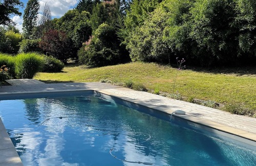 Saint Exupery House | Stone farmhouse and pool surrounded by vineyards under an hour from Bordeaux.