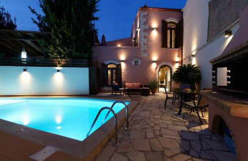 Melidoni Villa | Stone Villa with swimming pool-BBQ!