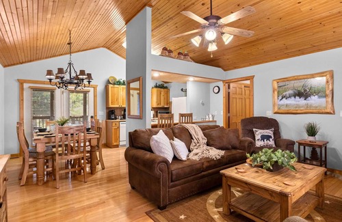 Reeds Spring Cabin | StoneBridge Gated Resort-"Four Acorns Lodge" Quiet w/Great Parking and close to SDC - Lodge #79