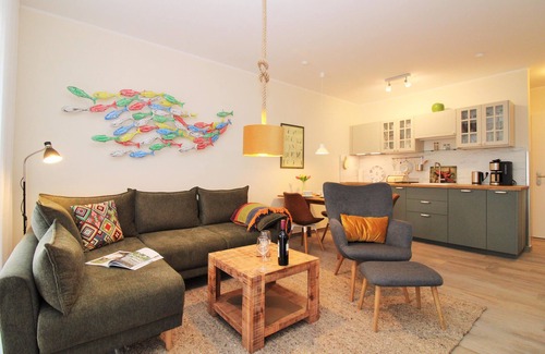 Kuehlungsborn Apartment | Strandresidenz Dünenperle apartment 12: high-quality 2-room apartment close to the beach