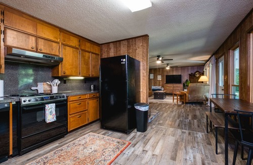 Wilburn House | Stream Come True on Little Red River w/Dock Upstream from Trophy Fishing