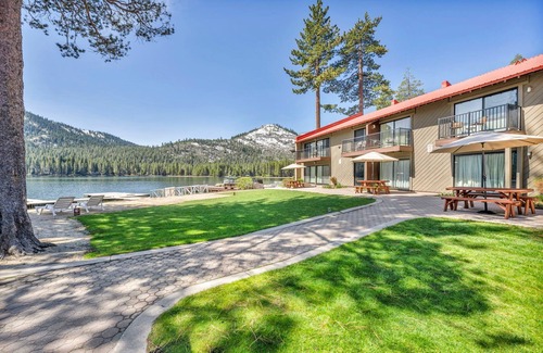 Tahoe City Condo | Striking Deluxe Studio w/Kitchen #114 at Donner Lake Village