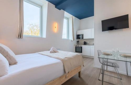 Annappes Apartment | Studio équipé côté rue, parking gratuit