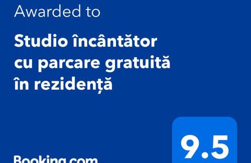 Sector 4 Apartment | Studio încântător cu parcare gratuită în rezidență