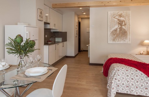 Santiago de Compostela Apartment | Studio 2B - 3 pax - 3 min walking cathedral - garden - terrace - wifi- elevator
