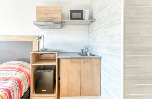 Arvillard Apartment | Studio '206' with Shared Pool, Shared Terrace, and Wi-Fi