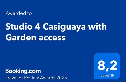 Esperanza Apartment | Studio 4 Casiguaya with Garden access