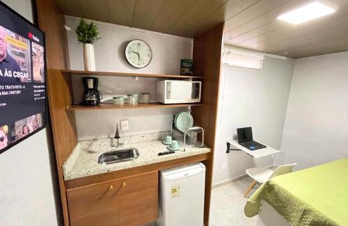 Macae House | STUDIO aconchego, com Ar, Wifi, Smartv e Cozinha