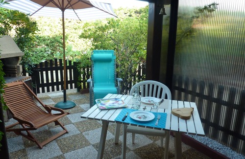 Gruissan Apartment | STUDIO air-conditioned garden level in residence with swimming pool