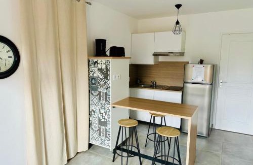 Saint-Marcel-les-Valence Apartment | Studio avec extérieur ombragé