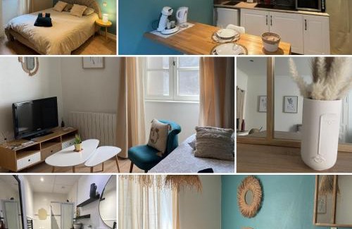 Moulins Apartment | Studio Boho-Chic en centre ville