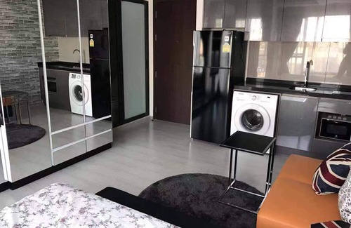 Rama 9 Condo | Studio close to MRT Rama 9,Close to Jodd Fairs night market