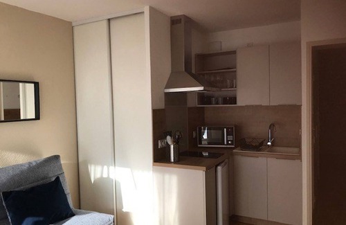 La Mongie Apartment | Studio cabin for 4 with balcony - La Mongie, near slopes