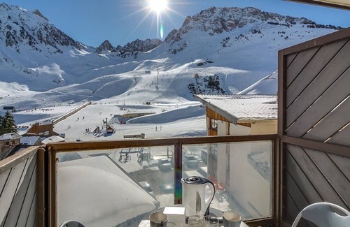 La Mongie Apartment | Studio cabin for 4 with balcony - La Mongie, near slopes