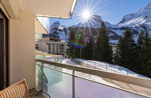 Eaux-Bonnes Apartment | Studio cabin for 6 near slopes with balcony and ski locker