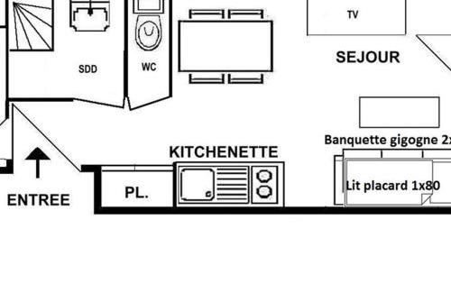 Les Saisies Apartment | Studio cabine cosy avec balcon, proche télésièges et commerces, 5 couchages - Les Saisies - FR-1-594-315