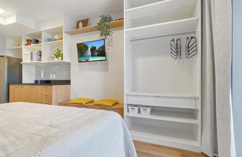 Vila Pompeia Apartment | Studio Coworking Allianz Parque Pool AC