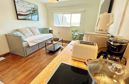 Plouhinec Apartment | Studio d'exception : vue panoramique, accès océan