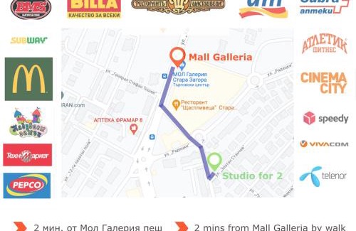 Stara Zagora Apartment | Studio for 4 Guests Next to Mall & Free Street Parking