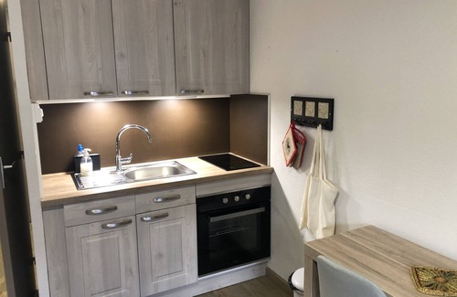 Saint-Leger-les-Melezes Apartment | Studio for 6 near the ski slopes
