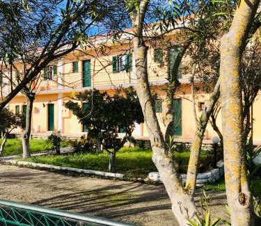Roda Apartment | Studio in Banos Apartments with shared Swimming Pool