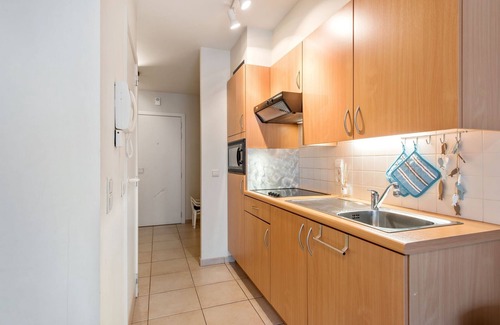 Sint-Idesbald Apartment | Studio in St-Idesbald with Sea View Balcony