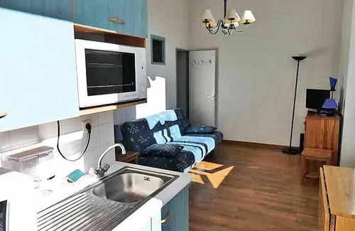 Bareges Apartment | Studio-Kabine mit Garage Bergblick