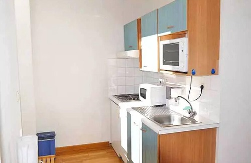 Bareges Apartment | Studio-Kabine mit Garage Bergblick