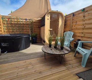 Lampaul-Plouarzel Apartment | Studio le moutik du bord de mer avec SPA et sauna parking gratuit