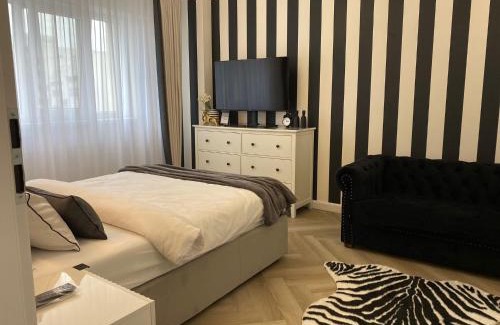 Alba Iulia Apartment | Studio Luxury Black & White