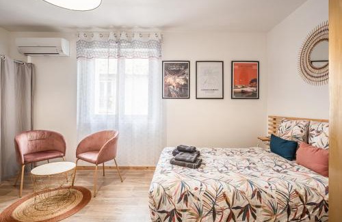 Lezignan-Corbieres Apartment | Studio Marceau Clim Wifi Centre ville 2 pers