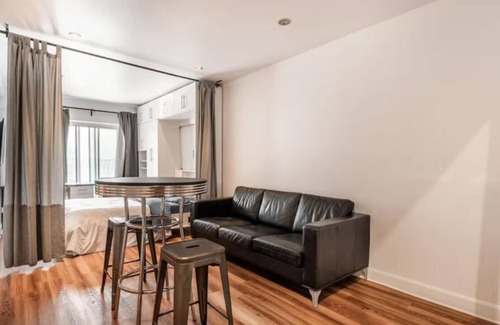 De Lorimier Apartment | Studio meublé 2½ – 30 jours min. | Plateau/Rosemont | Idéal étudiants (101)