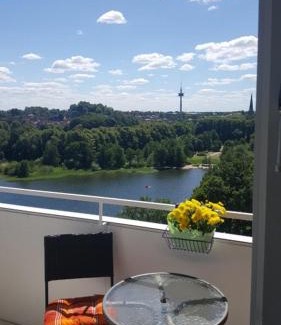 Bad Segeberg Apartment | Studio mit Seeblick