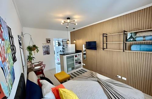 Gonzaga Apartment | Studio no Coração do Gonzaga beira mar