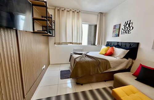 Gonzaga Apartment | Studio no Coração do Gonzaga beira mar